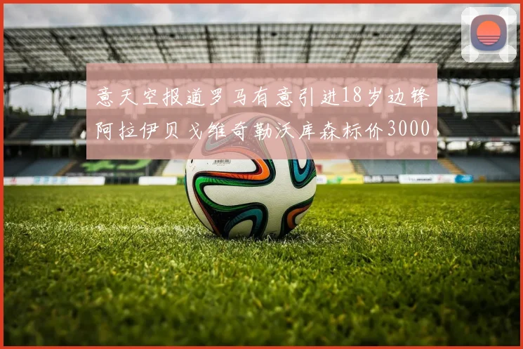 意天空报道罗马有意引进18岁边锋阿拉伊贝戈维奇勒沃库森标价3000万欧元